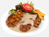 Chicken Steak With White Sauce