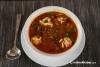 Momo with goat paya soup   